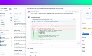 Automatically identify issues and generate fixes with the Bits AI Dev Agent
