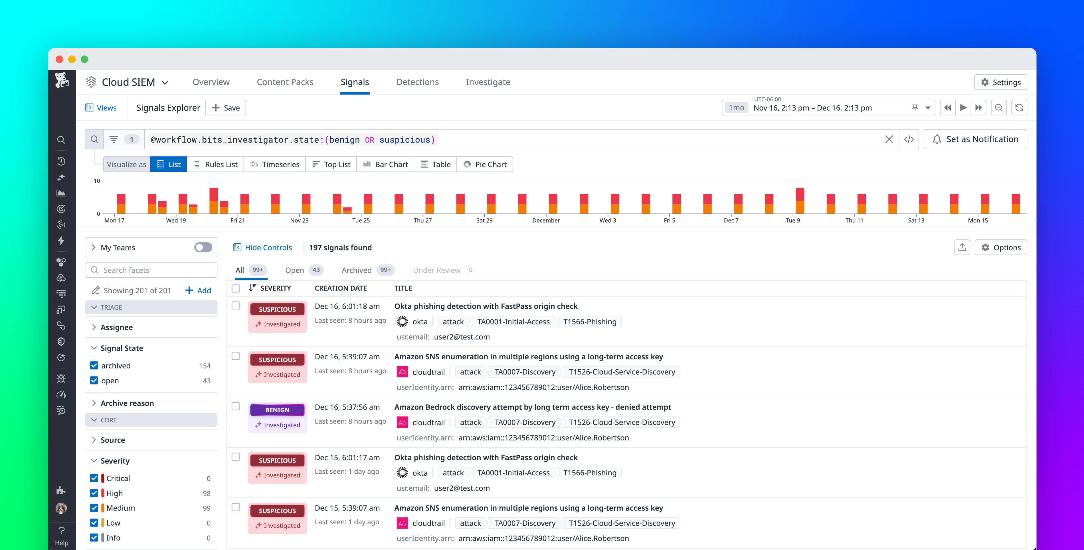 Automate Cloud SIEM triage and investigations with Bits AI Security Analyst
