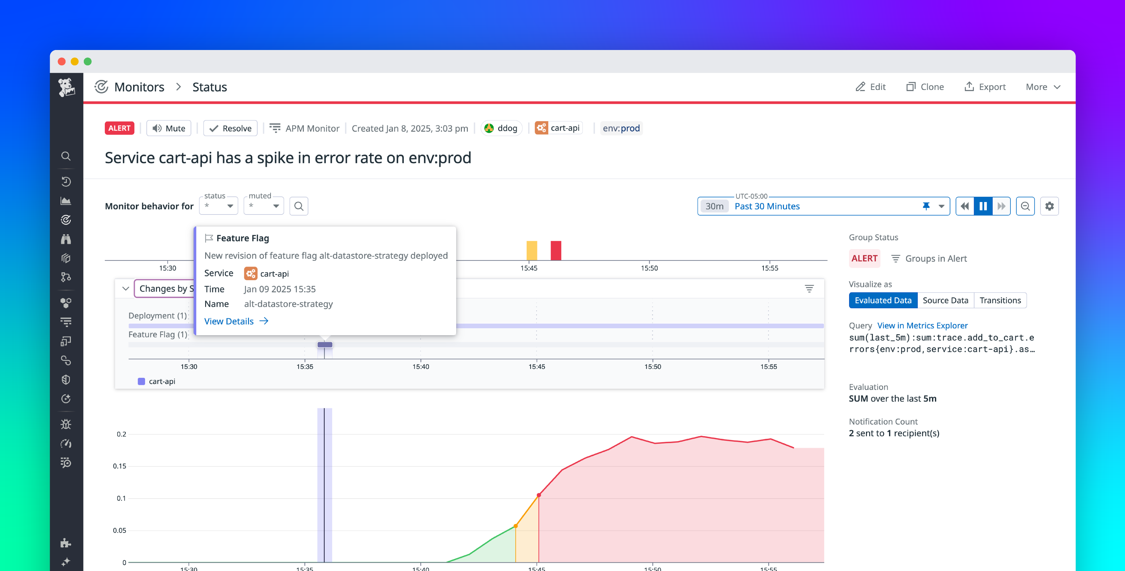 Unify visibility into changes to your services and dependencies with Datadog Change Tracking