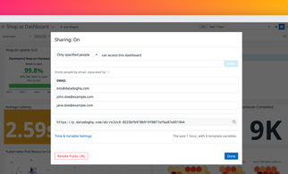 Share Datadog dashboards securely with anyone outside of your organization