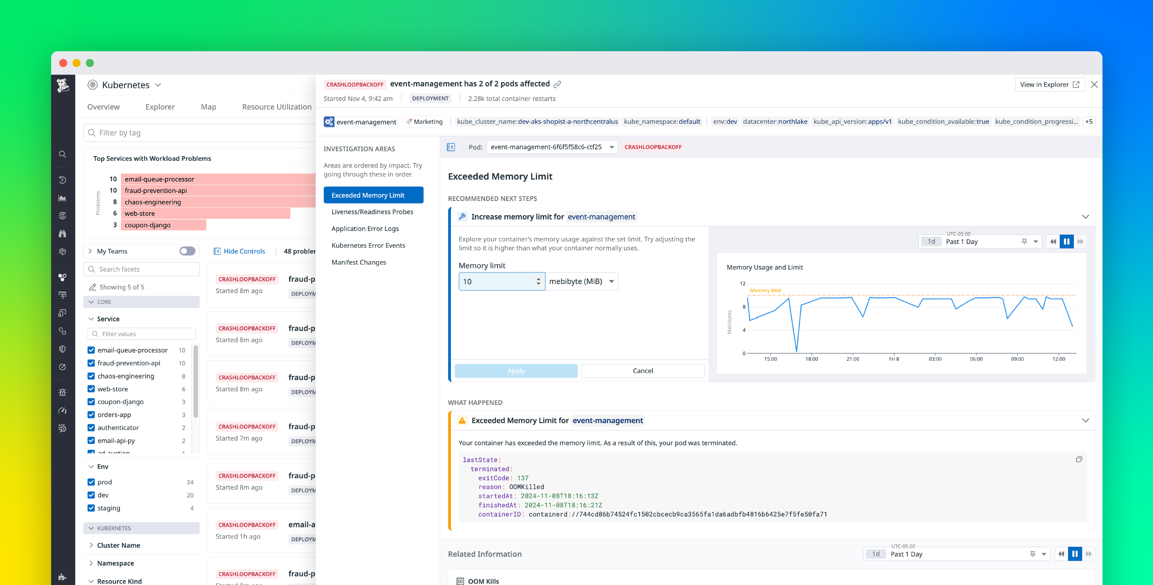 Troubleshoot and resolve Kubernetes issues with AI-powered guided remediation