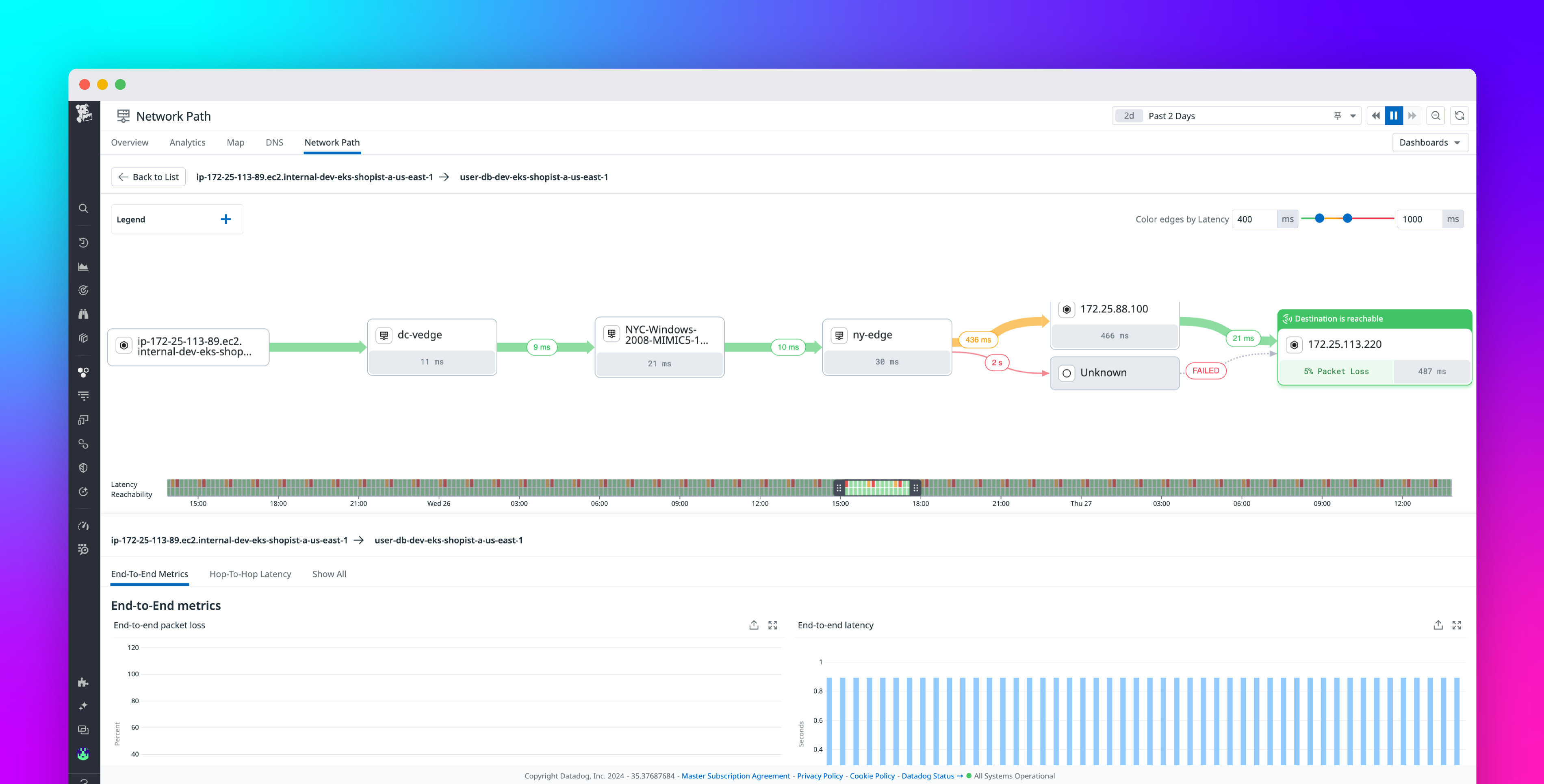 Get end-to-end network visibility with Datadog Network Path and SD-WAN monitoring