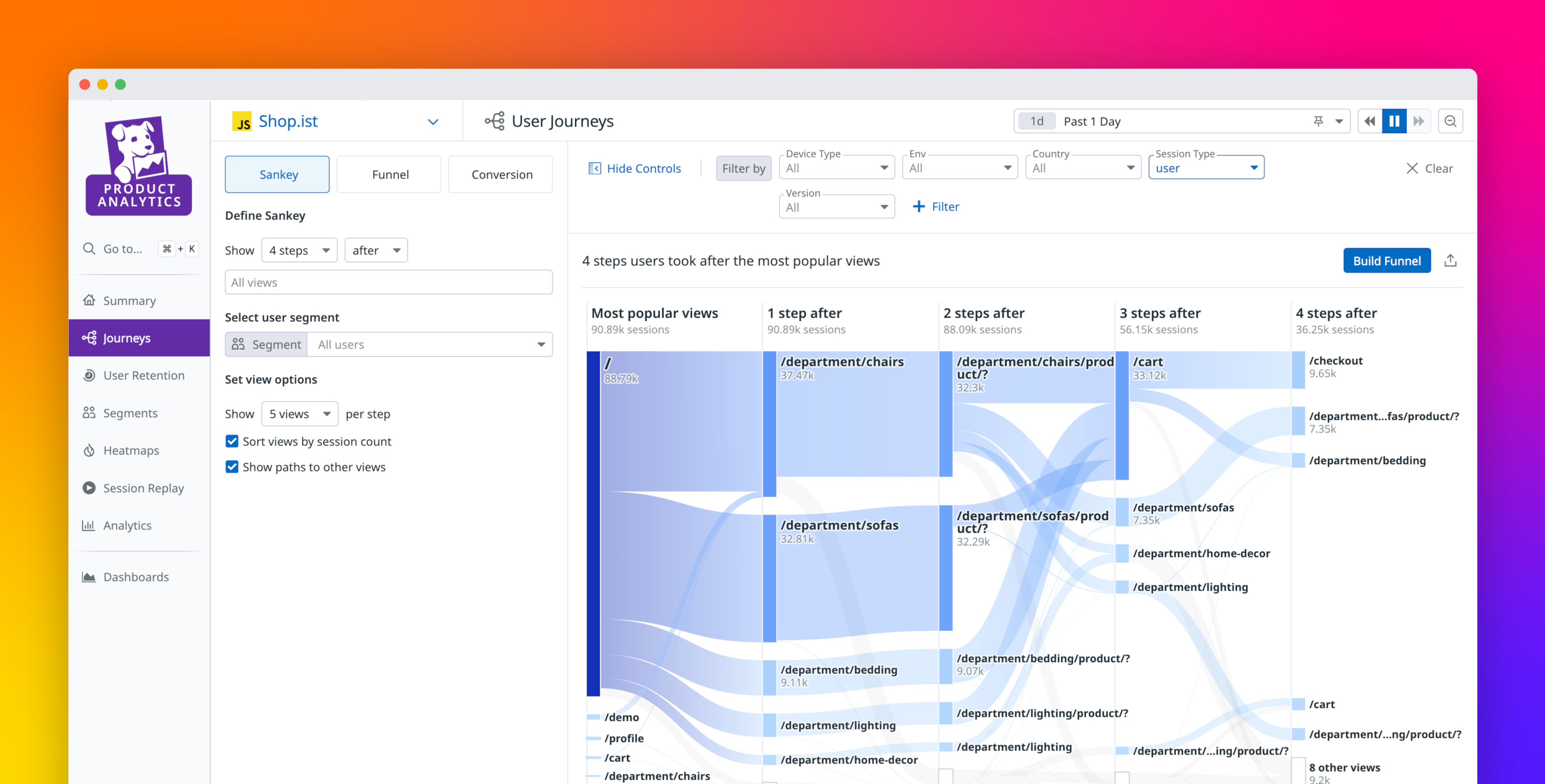 Make data-driven design decisions with Product Analytics