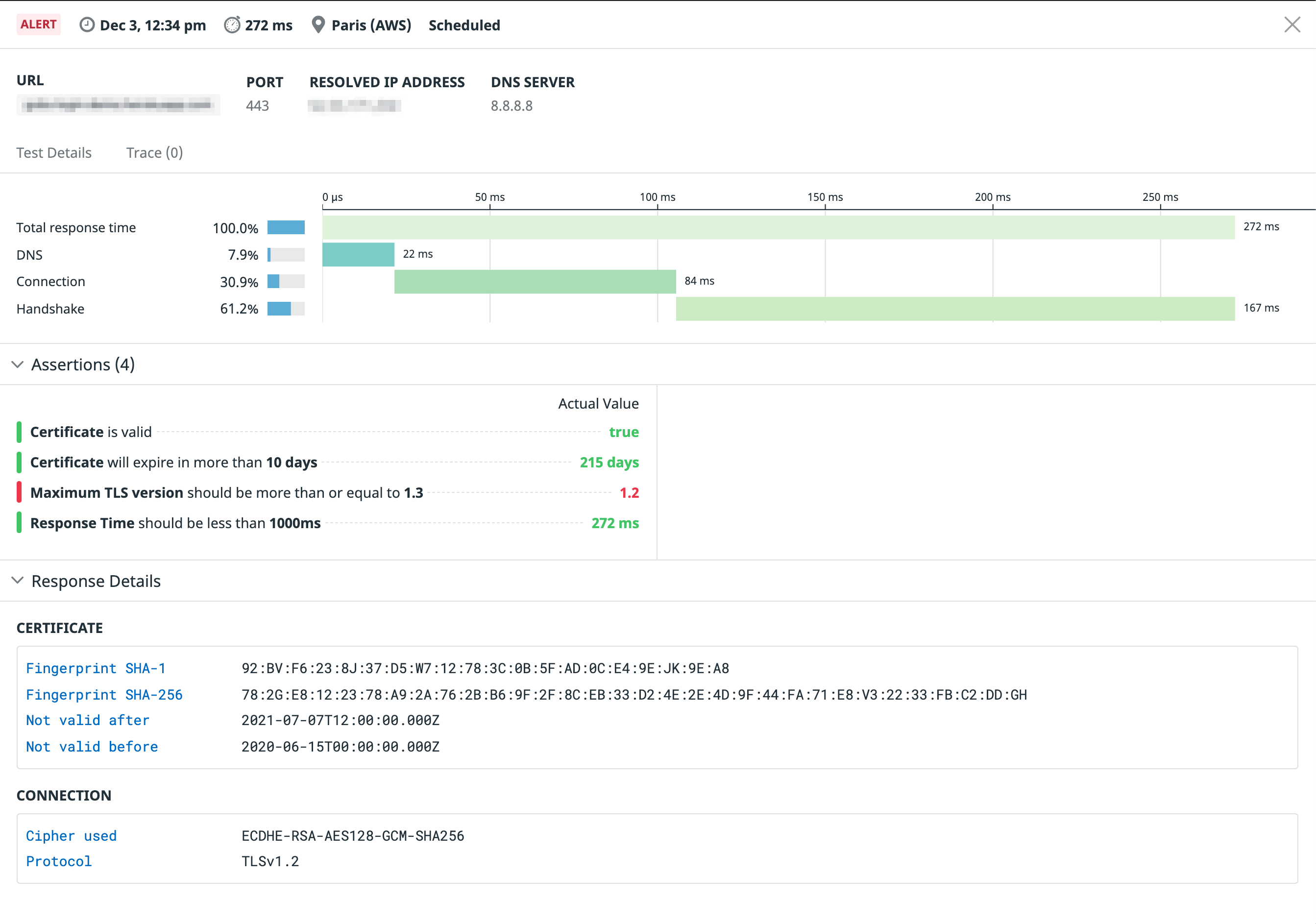 API Test & Monitoring | Datadog
