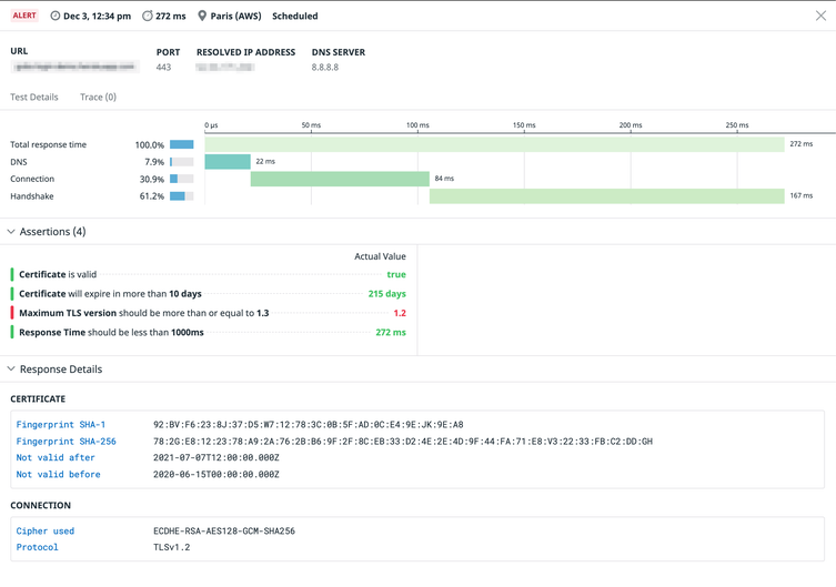 Ensure connections to your services are secure