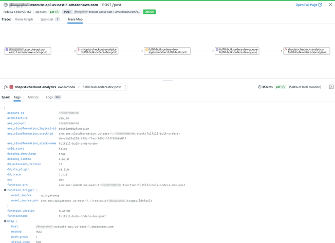 blog/monitor-aws-fully-managed-services-datadog-serverless-monitoring/aws-fully-managed-services-serverless-monitoring-trace_map_edited.png