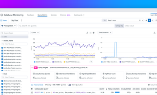 Optimize PostgreSQL performance with Datadog Database Monitoring