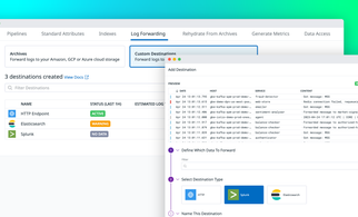 Route logs to third-party systems with Datadog Log Forwarding