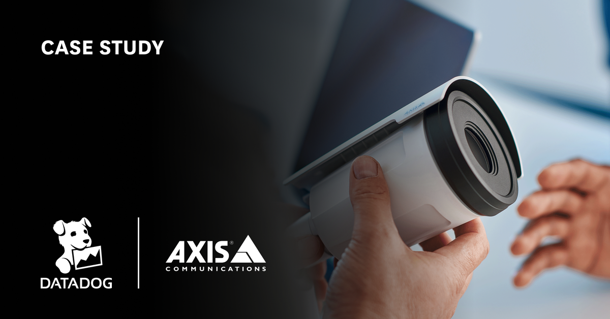 Axis Communications unifies telemetry data and reduces troubleshooting ...