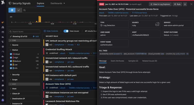Real time cyber monitoring across your stack