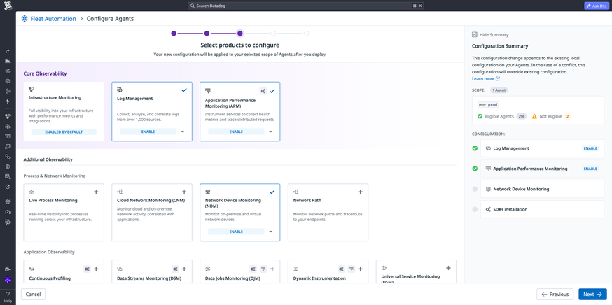 Fleet Automation | Datadog