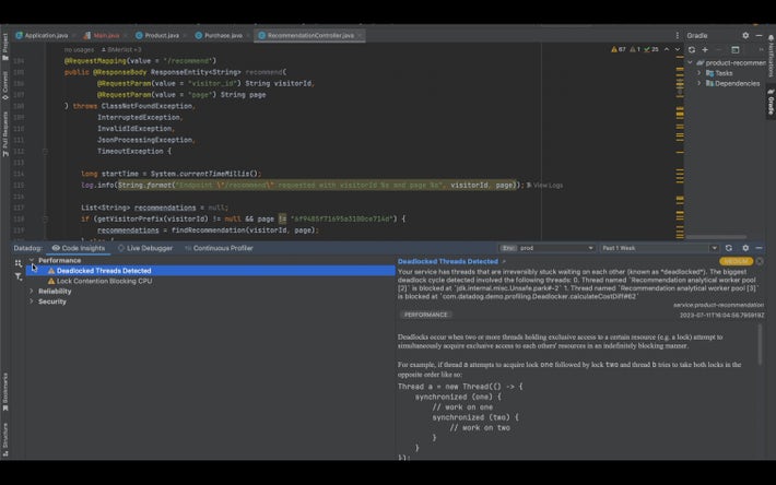 コード品質に関する洞察と推奨を使用して、信頼性の高いセキュアなコードを配布します。 コード品質に関する洞察と推奨を使用して、信頼性の高いセキュアなコードを配布します。