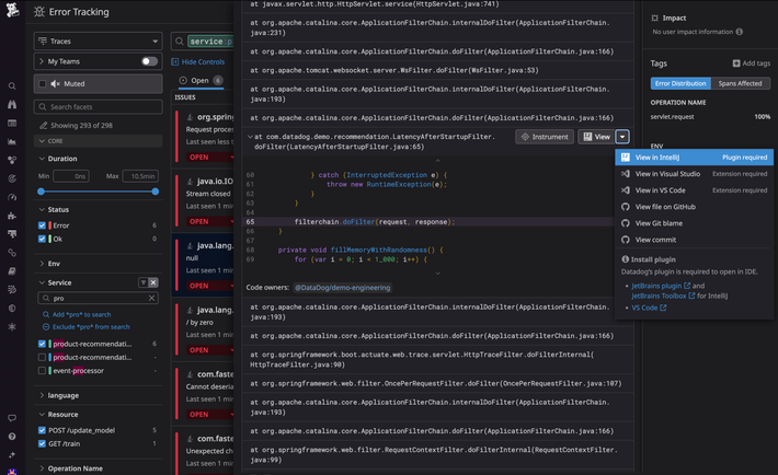 本番環境での問題の根本原因の特定と解決にかかる時間を短縮します。
