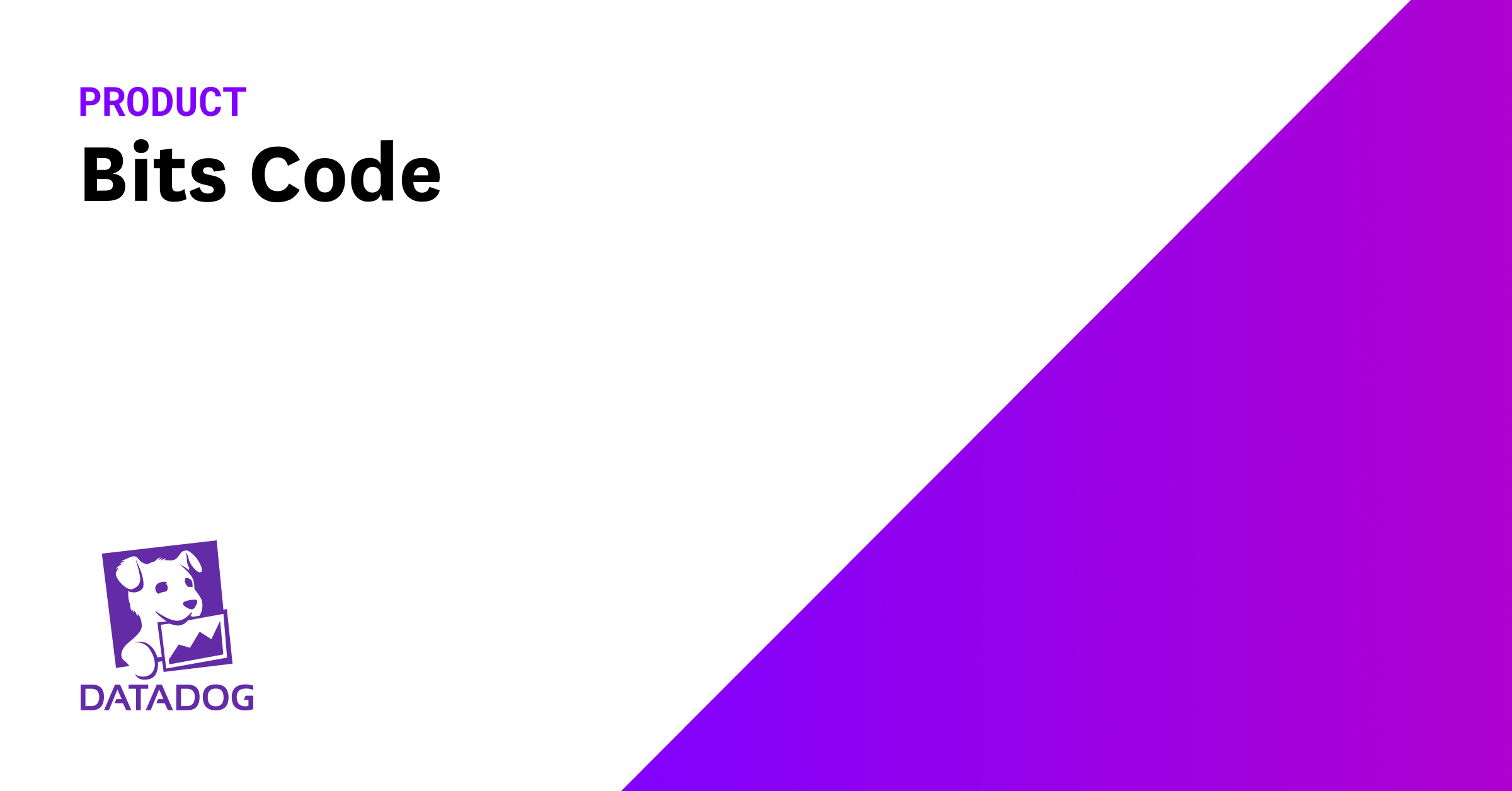 Bits Code | Datadog
