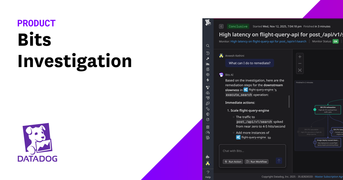 Datadog Bits AI preview