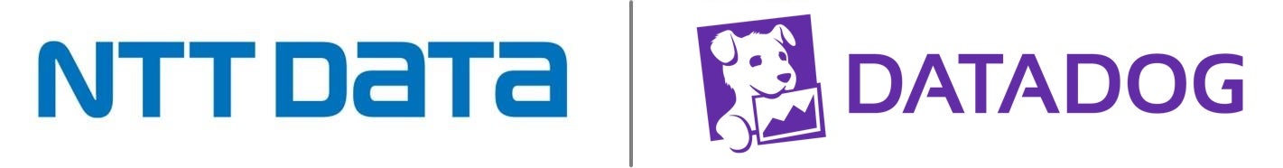 NTT DATA and Datadog logos side by side