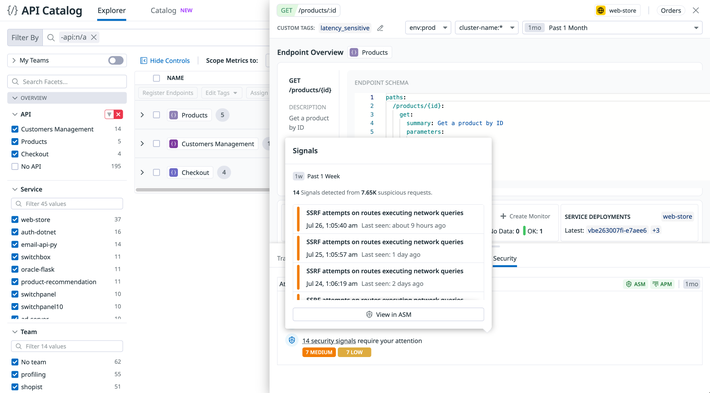 すべての API エンドポイントのパフォーマンス、セキュリティ、および所有権を把握 すべての API エンドポイントのパフォーマンス、セキュリティ、および所有権を把握