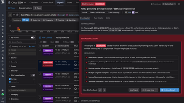 Detect and resolve security threats faster with autonomous investigations built for complex environments.