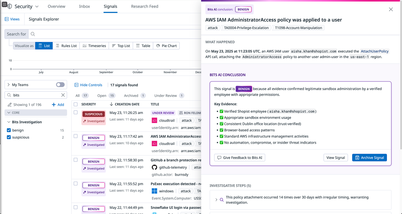 Bits AI Agents | Datadog