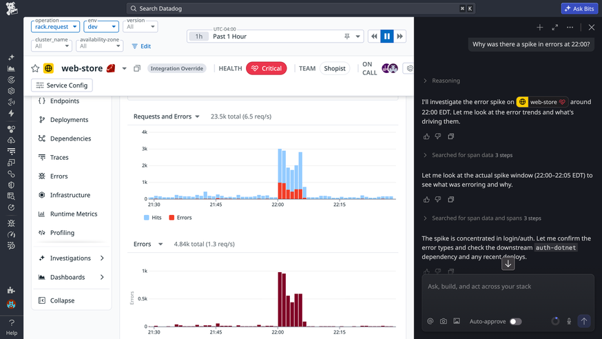 Bits AI Agents | Datadog