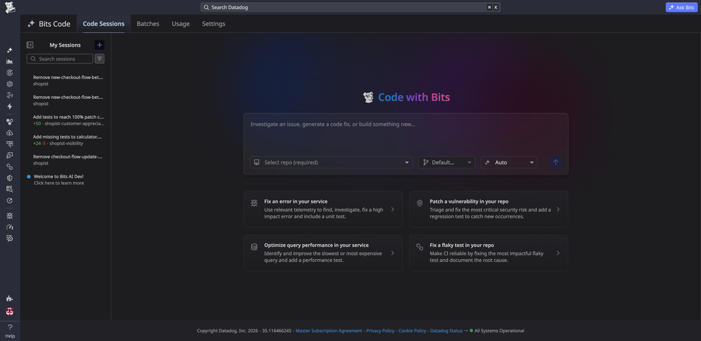 Bits Code | Datadog
