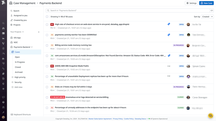 Efficient ticket triaging and tracking