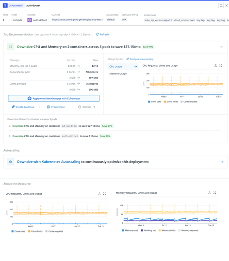 Cloud Cost Management | Datadog