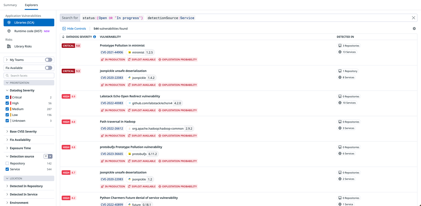 Code Security Platform | Datadog