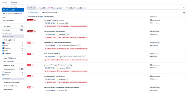 Secure your software supply chain and open source libraries from development to production with Software Composition Analysis (SCA)