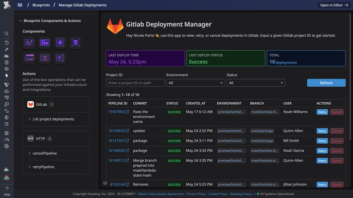Turn observability insights into action with custom apps built to accelerate remediation and drive collaboration
