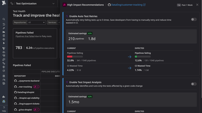 Monitor, debug, and accelerate every test suite across your entire CI environment