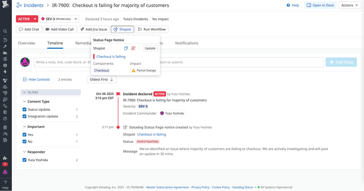 Keep everyone in the loop