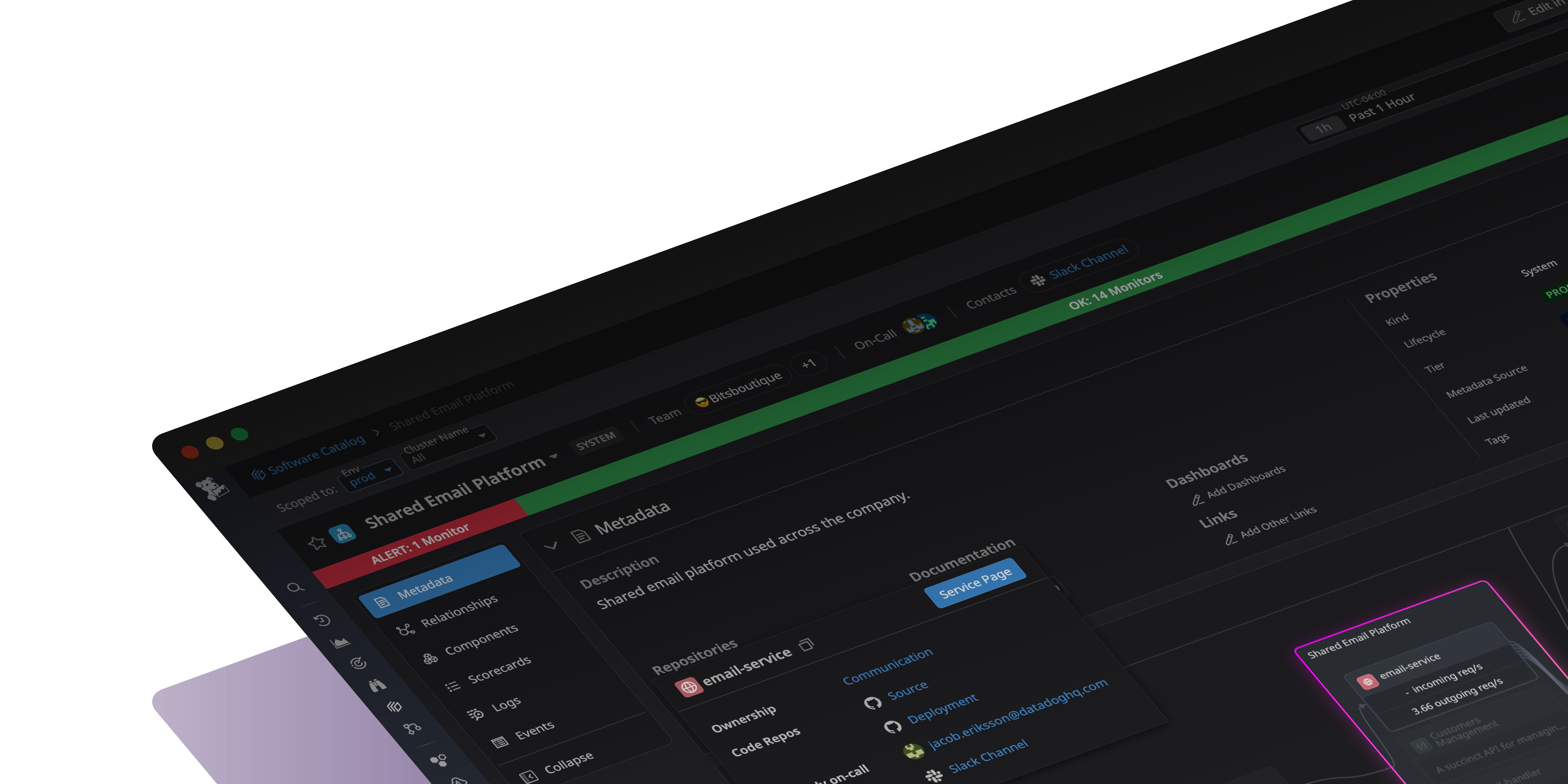 Ship quickly and confidently with developer self-service, delivery guardrails, and live system data.