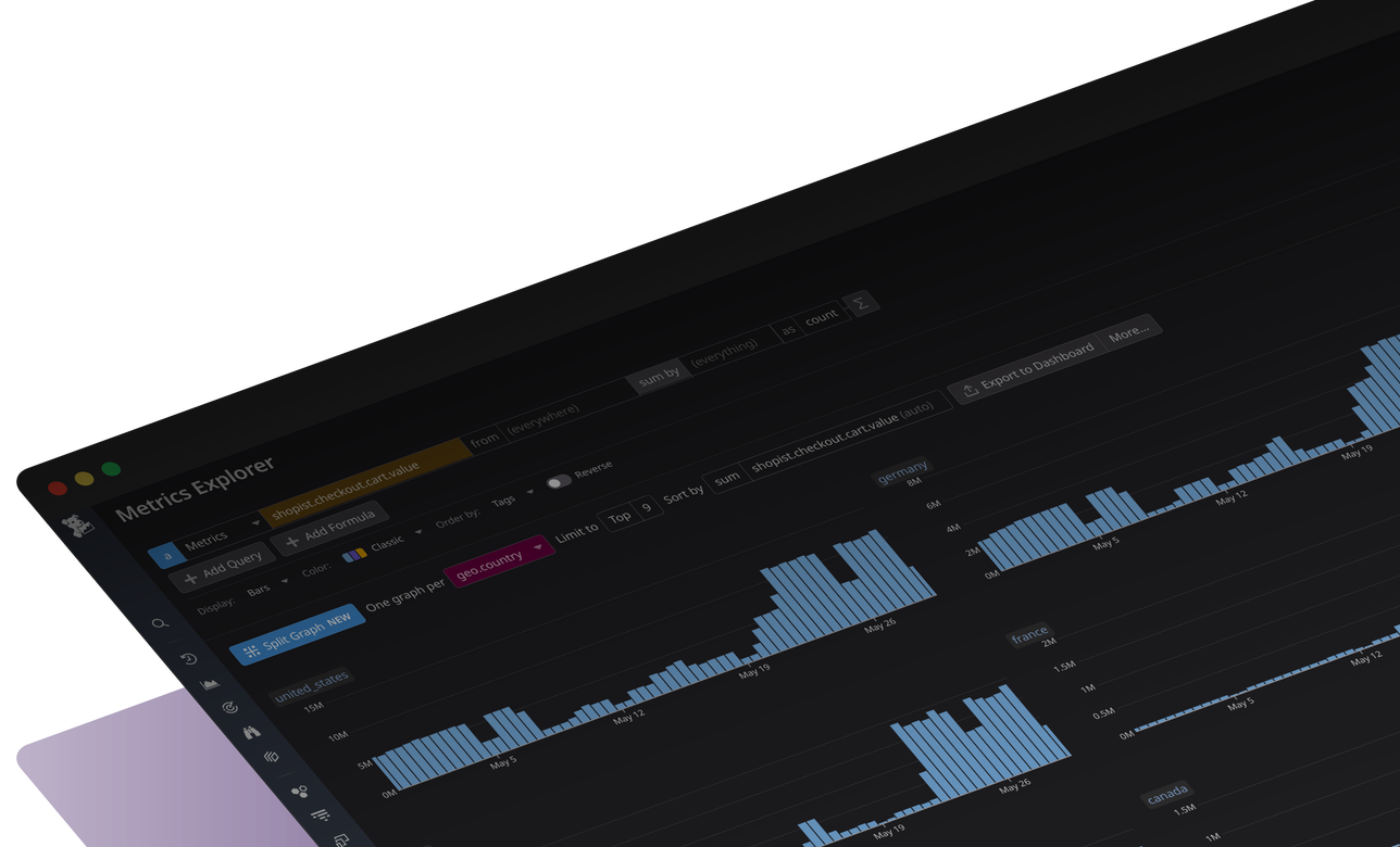 Metrics Datadog Icon Metrics | Datadog