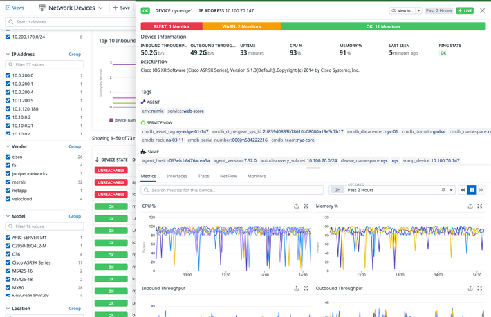 Built for hybrid multi-vendor environments Built for hybrid multi-vendor environments