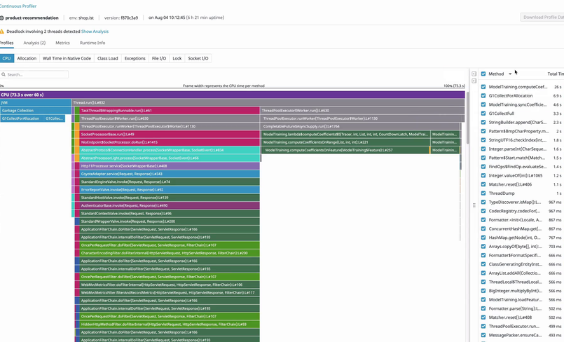 Continuous Profiler | Datadog