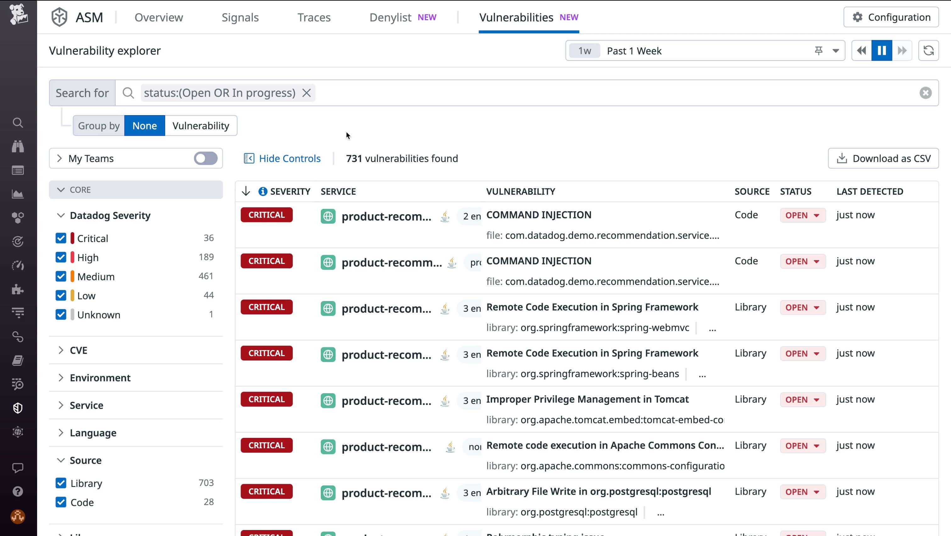 コードレベルの脆弱性を監視