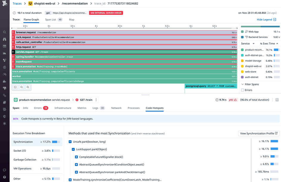 Universal Service Monitoring | Datadog