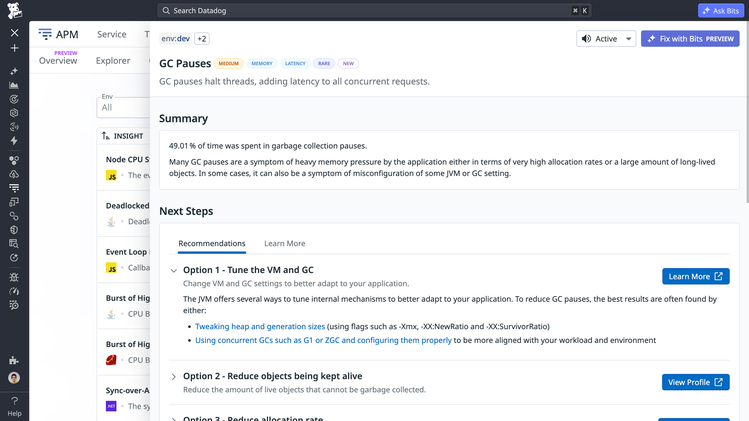Continuous Profiler | Datadog