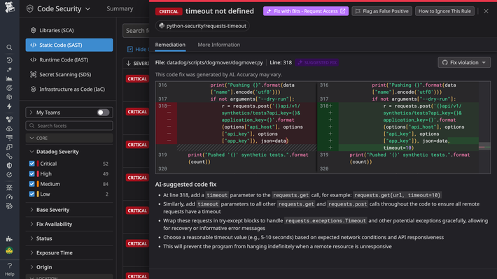 Deliver secure code, fast by finding and fixing vulnerabilities natively in your development workflow