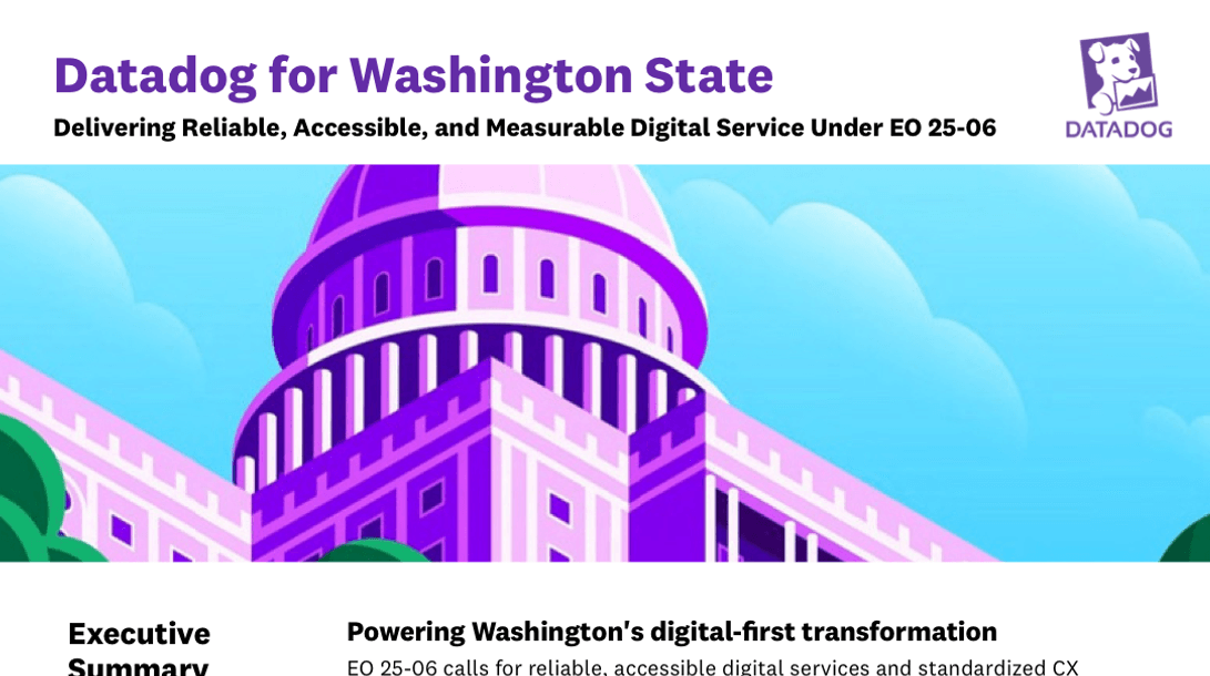 Datadog for Washington State