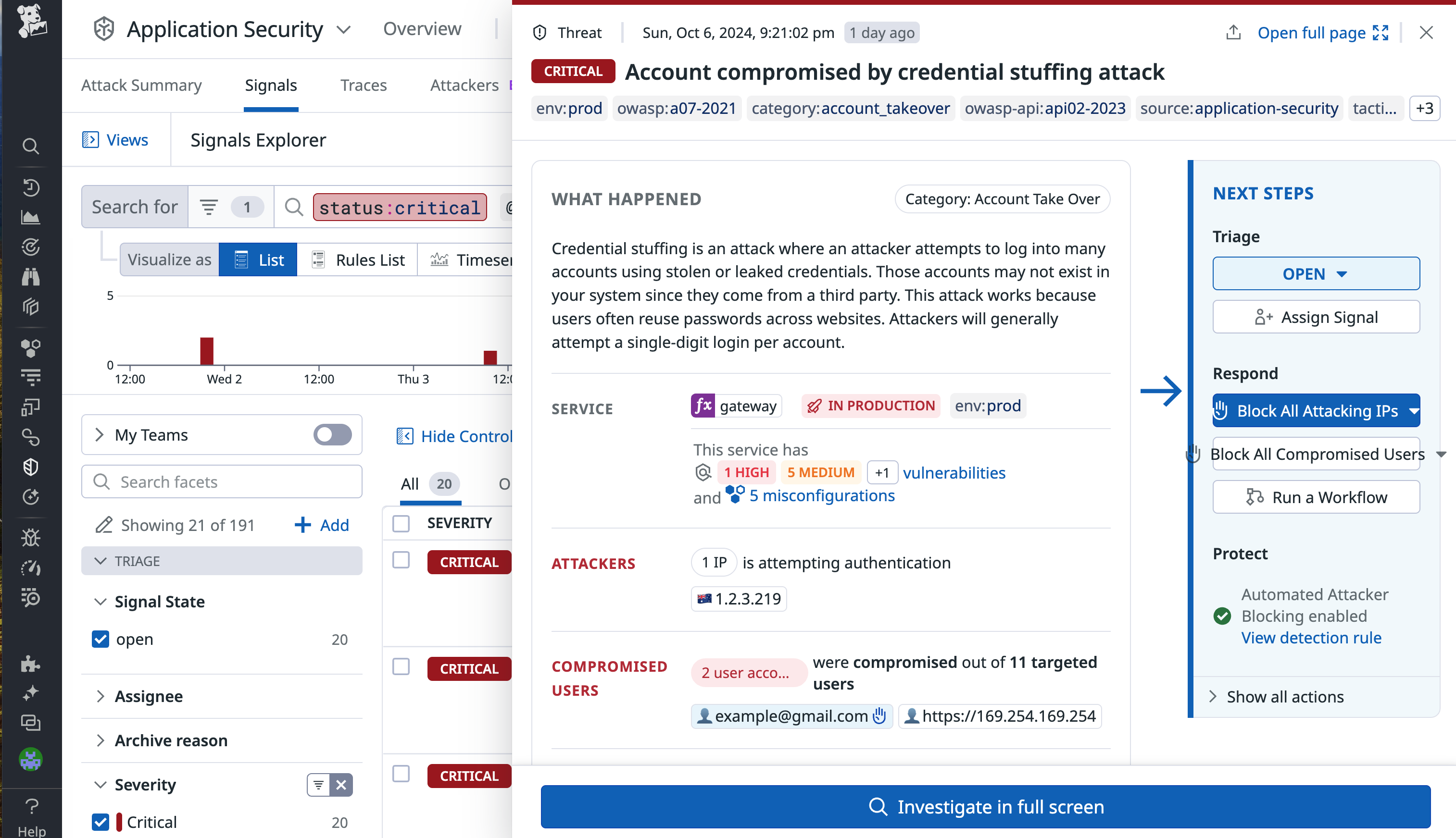 Application Security | Datadog